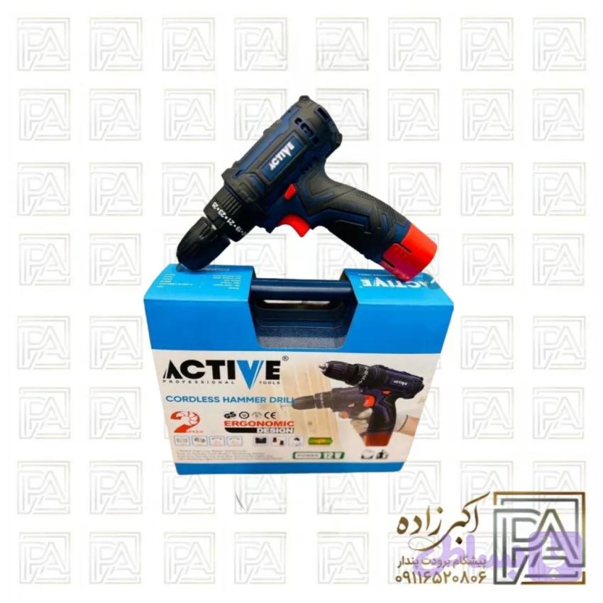 دریل شارژی اکتیو مدل AC-3222BM ظرفیت ۱۲ ولت اتوماتیک — تصویر 1