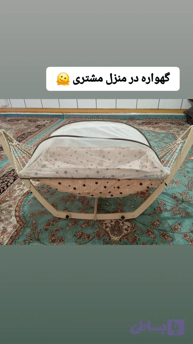 گهواره و تاب چوبی مناسب رفلاکس و کولیک