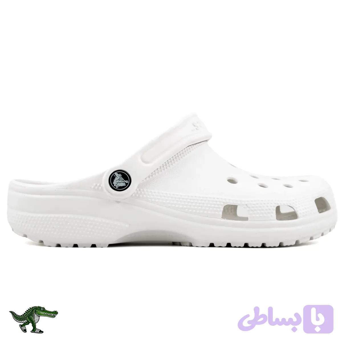 کراکس کلاسیک سفید زنانه | Crocs Classic — تصویر 1