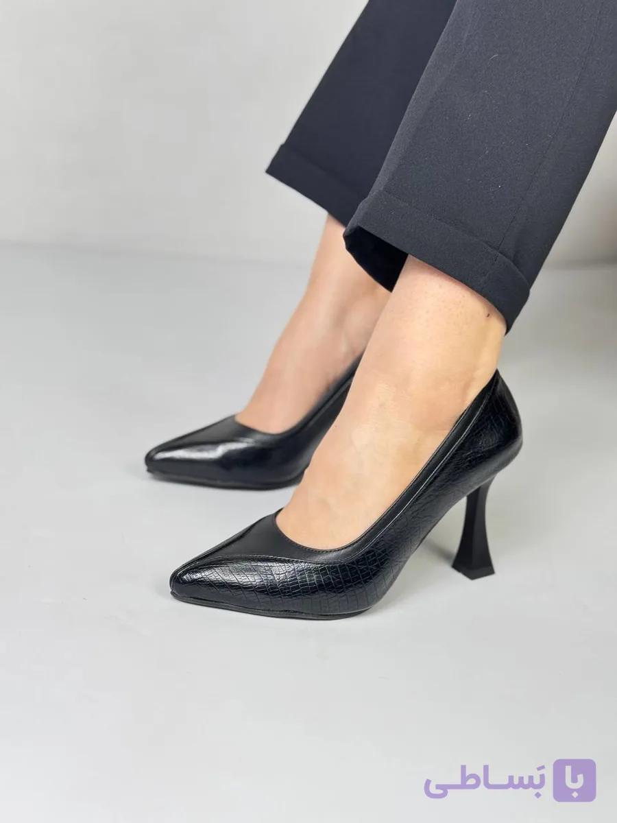 کفش زنانه پاشنه ده‌سانت هرمی درختی