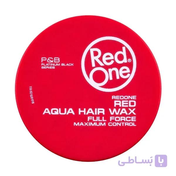 واکس مو ردوان قرمز مدل Red Aqua Hair Wax با جلوه براق
