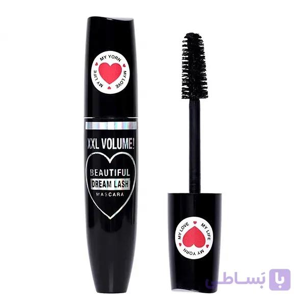 ریمل مژه فوق حجم‌دهنده دریم لش یورن کربن بلک | Yorn Beautiful Dream Lash Carbon Black Mascara