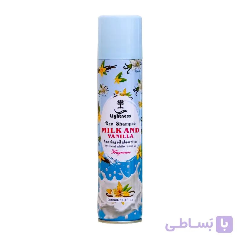 شامپو خشک Milk & Vanilla  لایتنس 200 میلی لیتر