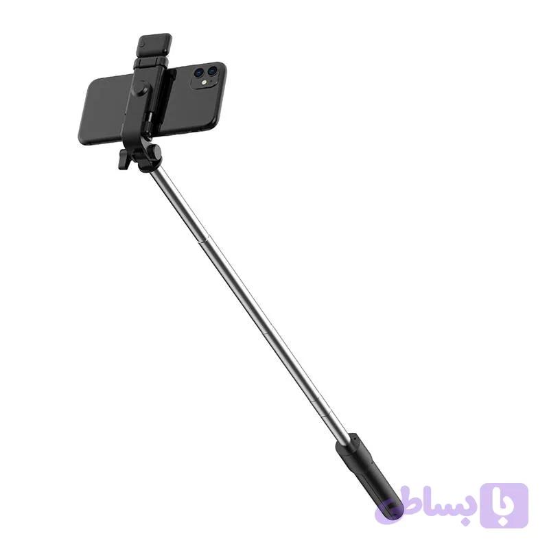 منوپاد+کنترل شاتر بلوتوثی SELFIE STLCK R1 مشکی (عمده) — تصویر 1