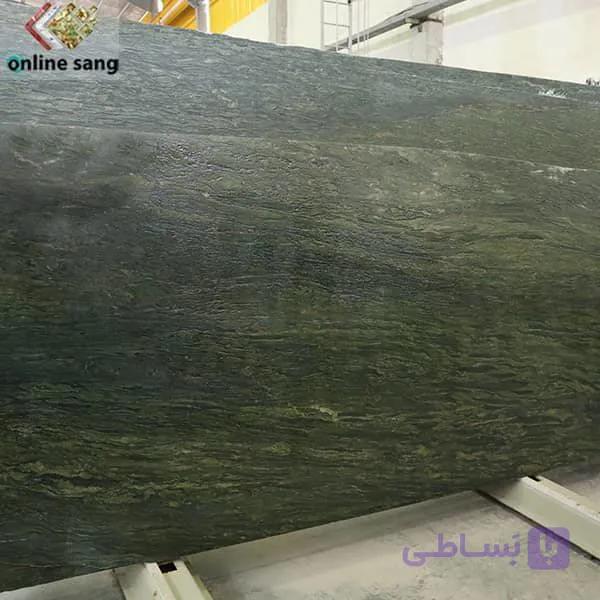 سنگ اسلب گرانیت سبز درباری چرمی — تصویر 1