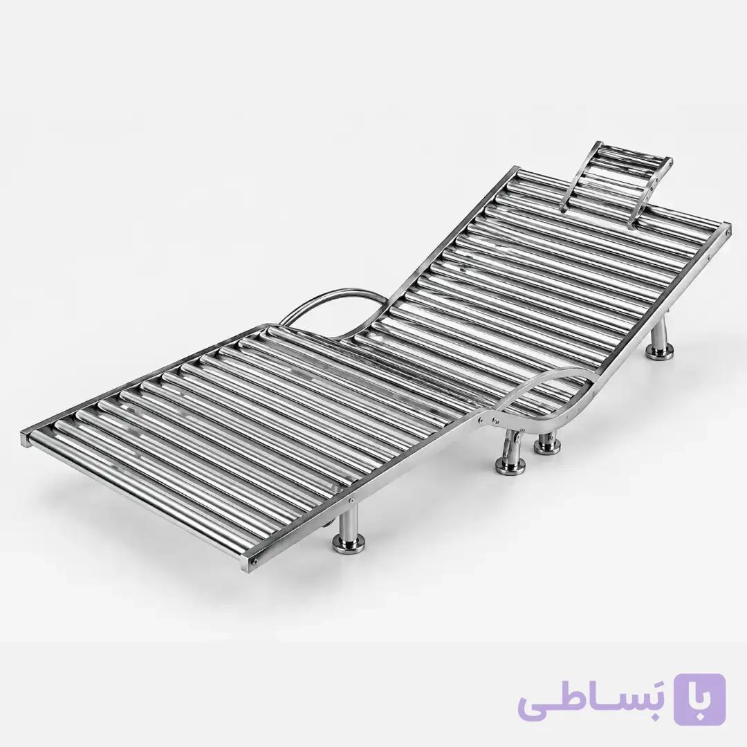 صندلی استنلس استیل خوابیده کالمو