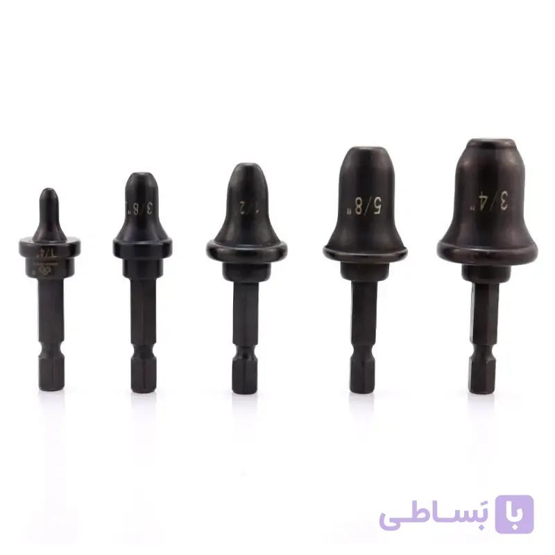 مجموعه 5 عددی پرچ کن دریلی سوپر استارز سایز 1/4F تا 3/4F