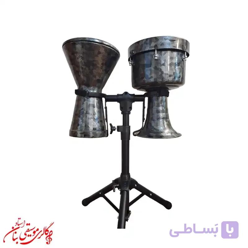 ست ضرب و تمپو هیدروگراف پژواک همراه پایه دوبل و کاور — تصویر 1