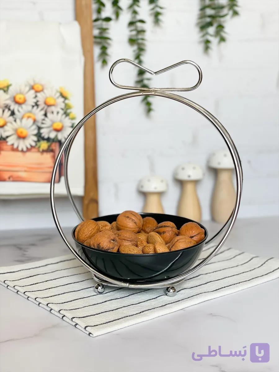 آجیل خوری فلزی نقره ای - شیک خونه
