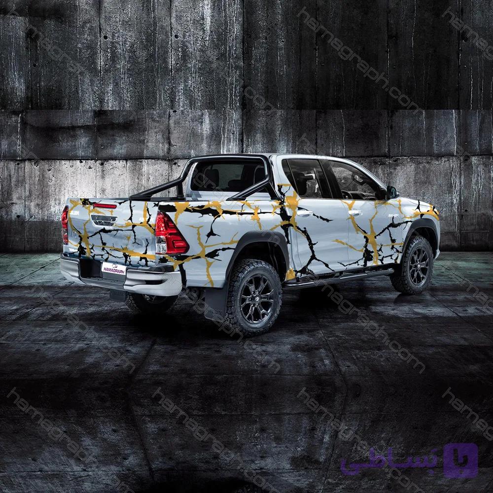 استیکر بدنه هایلوکس آفرودی طرح hilux 031 — تصویر 1