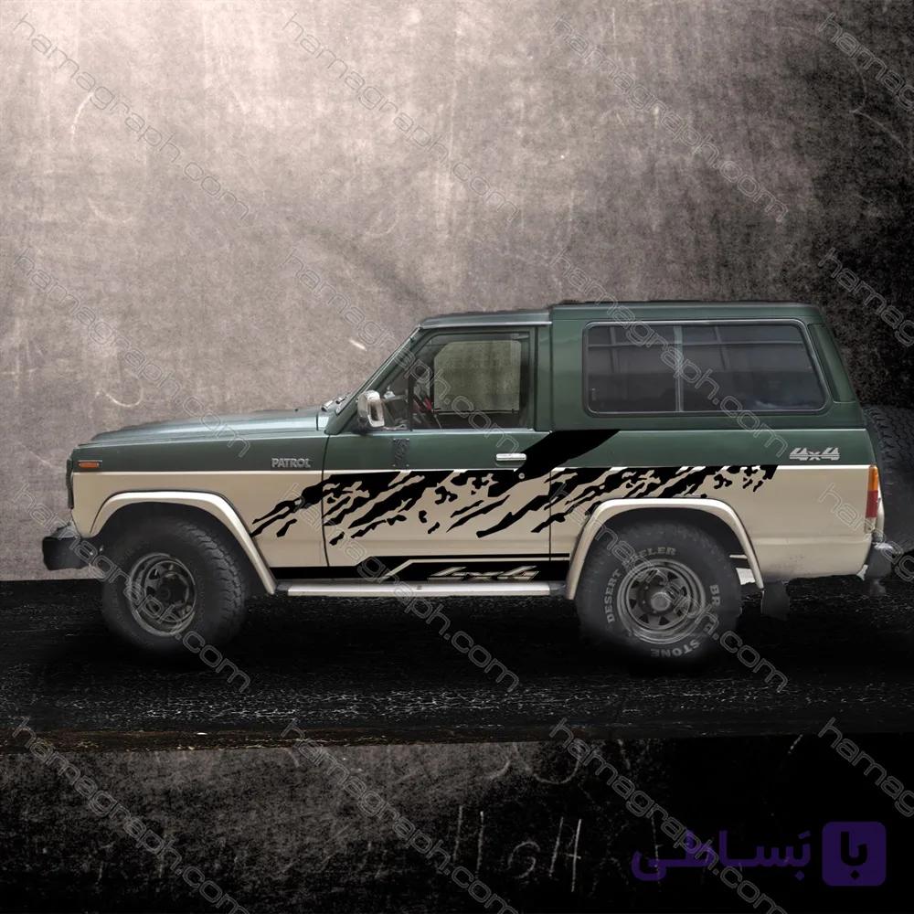 برچسب آفرودی پاترول طرح patrol 015 — تصویر 1