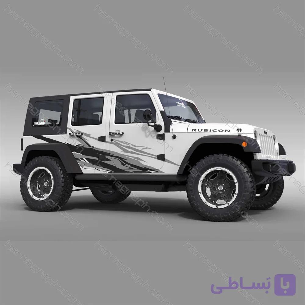 استیکر بدنه ماشین آفرودی طرح W 006 — تصویر 1
