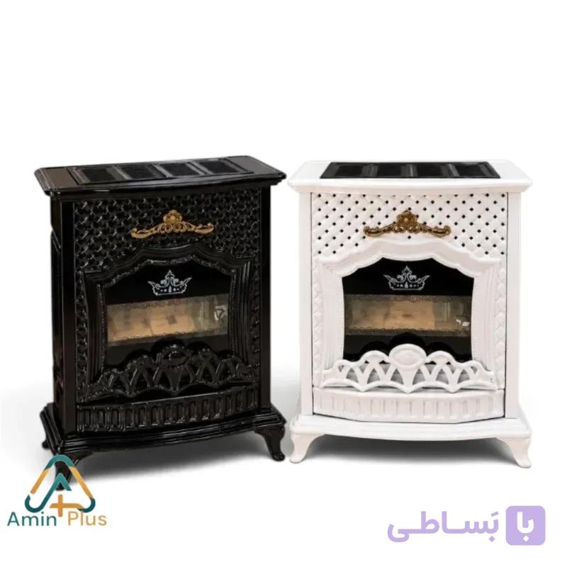 بخاری گازی شومینه24.000 سایلان افروز مدل حصیری — تصویر 1