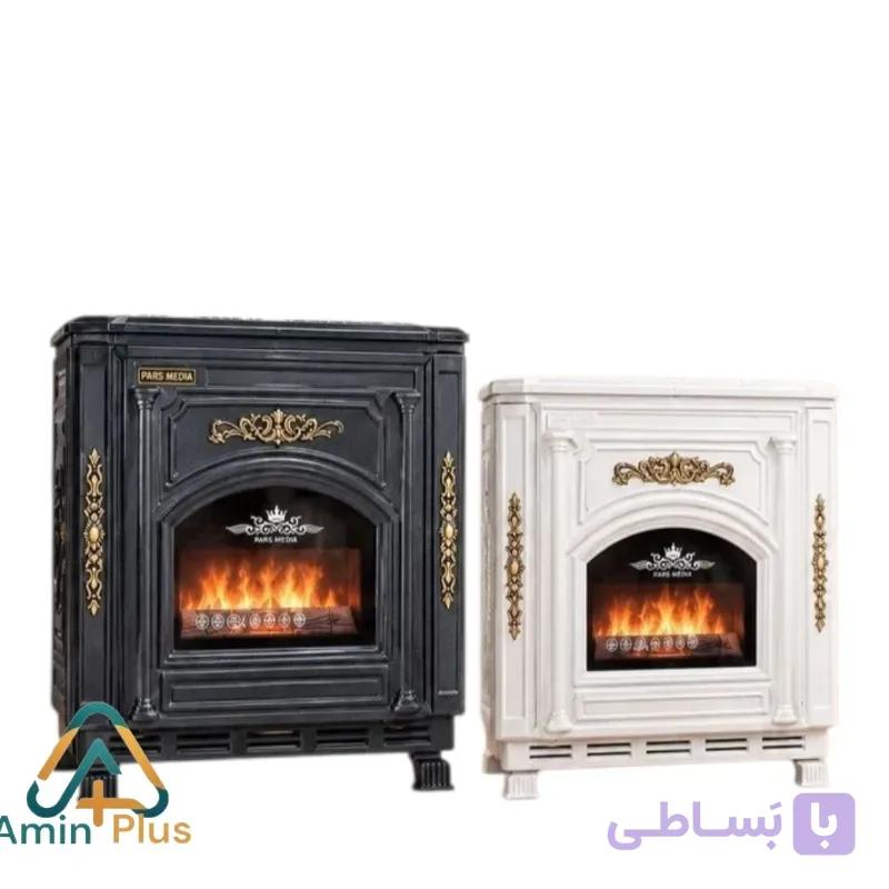 بخاری گازی شومینه18000پارس مدیا مدل رومی