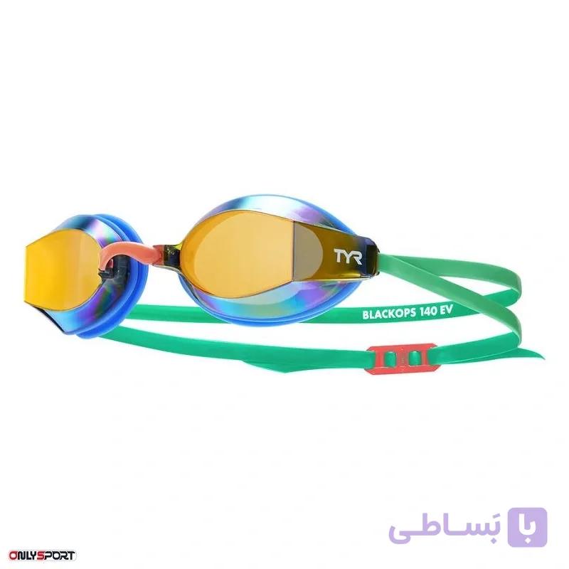 عینک شنا TYR BLACKOPS 140 EV 466 BLUE GREEN