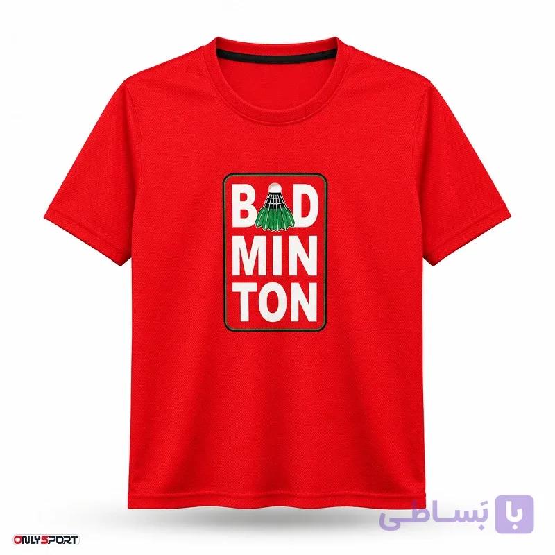 تیشرت طرح توپ BADMINTON — تصویر 1