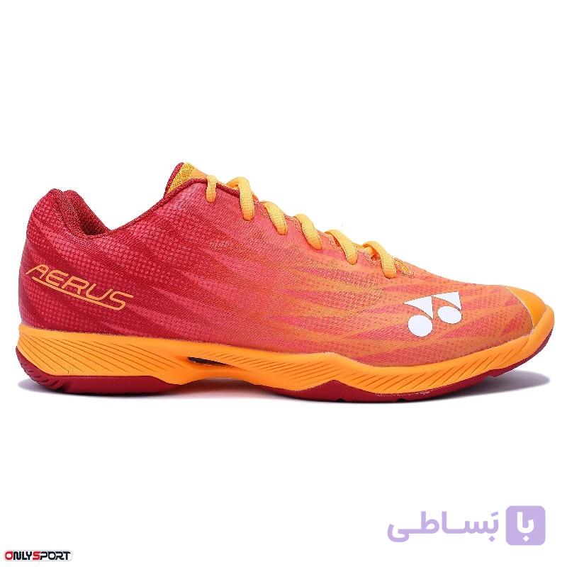 کفش بدمینتون اسکواش پینگ پنگ YONEX AERUS Z ORANGE — تصویر 1