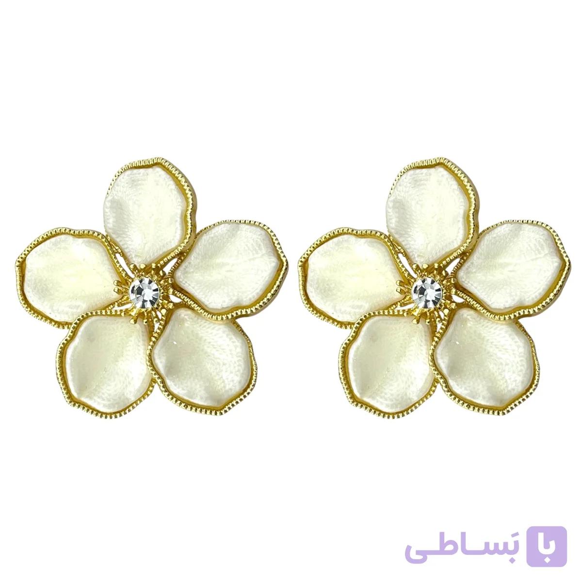 گوشواره زنانه مدل گل کد E09