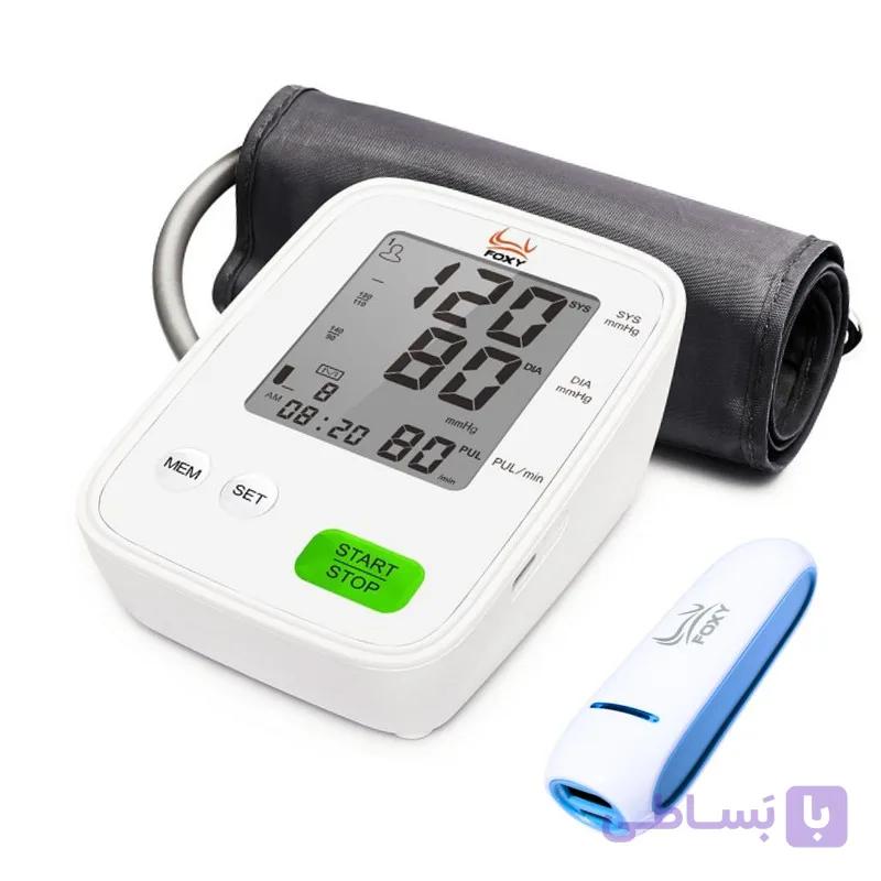 فشارسنج بازویی دیجیتال فوکسی مدل ECCO با حافظه بالای 99 رکورد، قابلیت اندازه‌گیری فشار خون و ضربان قلب، تشخیص آریتمی، نمایش میانگین و تاریخ نتایج، دو پروفایل کاربر، منبع تغذیه برق و باتری به همراه پاوربانک و کیف ضد ضربه — تصویر 1