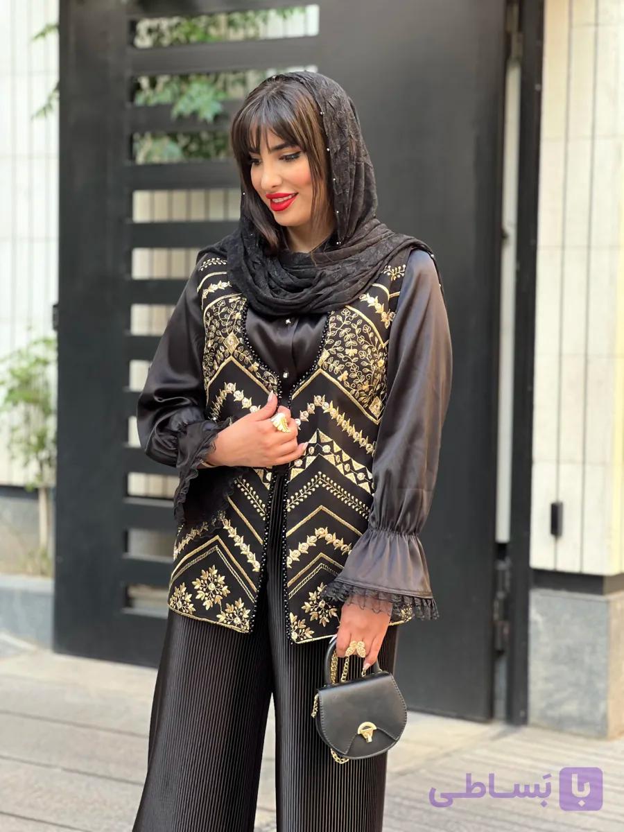 شومیز ساتن زنانه lili