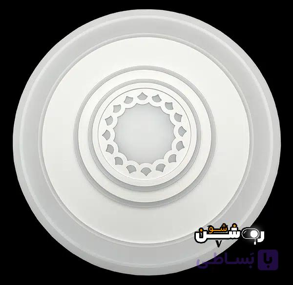 چراغ سقفی 72 وات گرد طرح گل هشت پر ویمکس — تصویر 1
