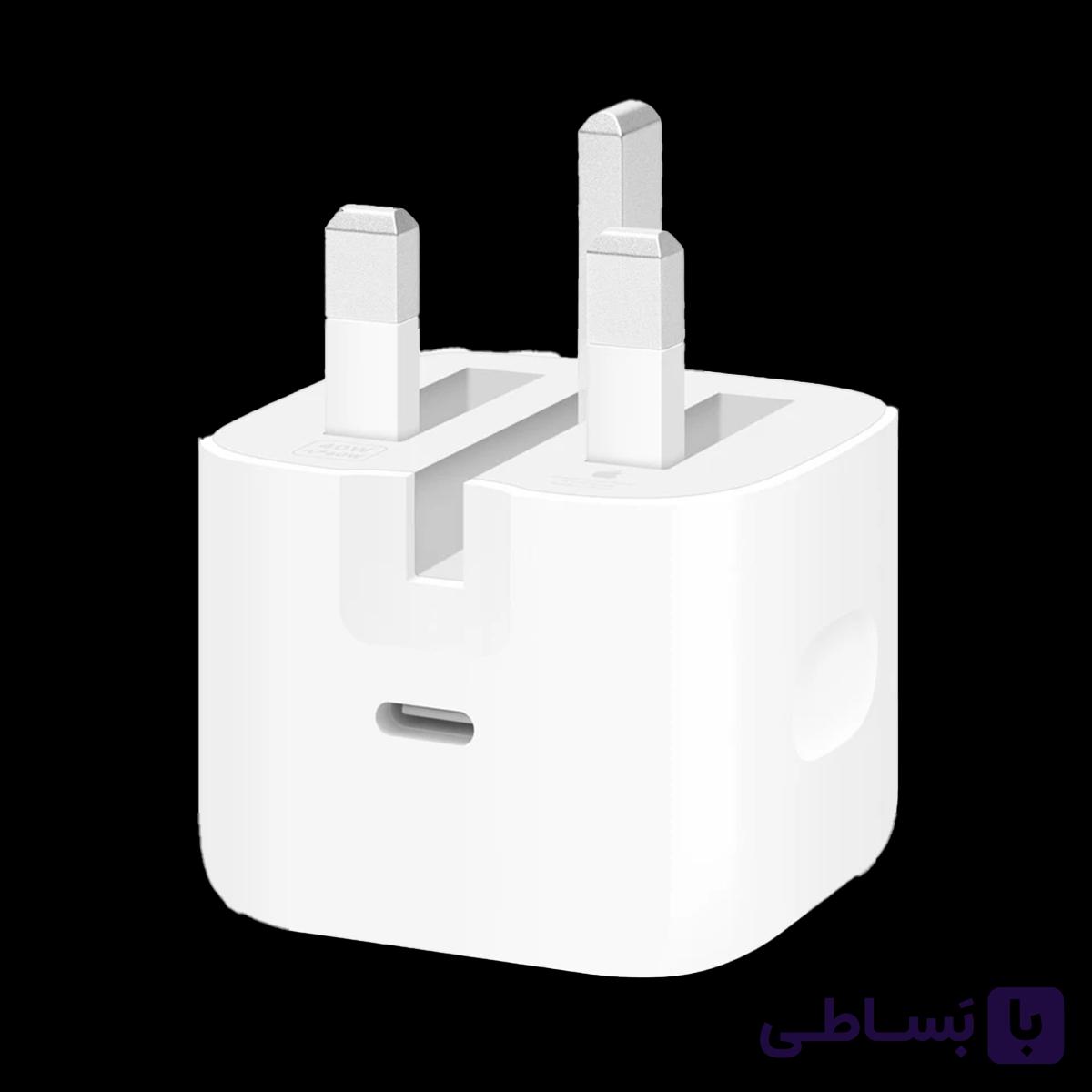آداپتور اورجینال اپل 40 وات سه پین apple adapter 40w original