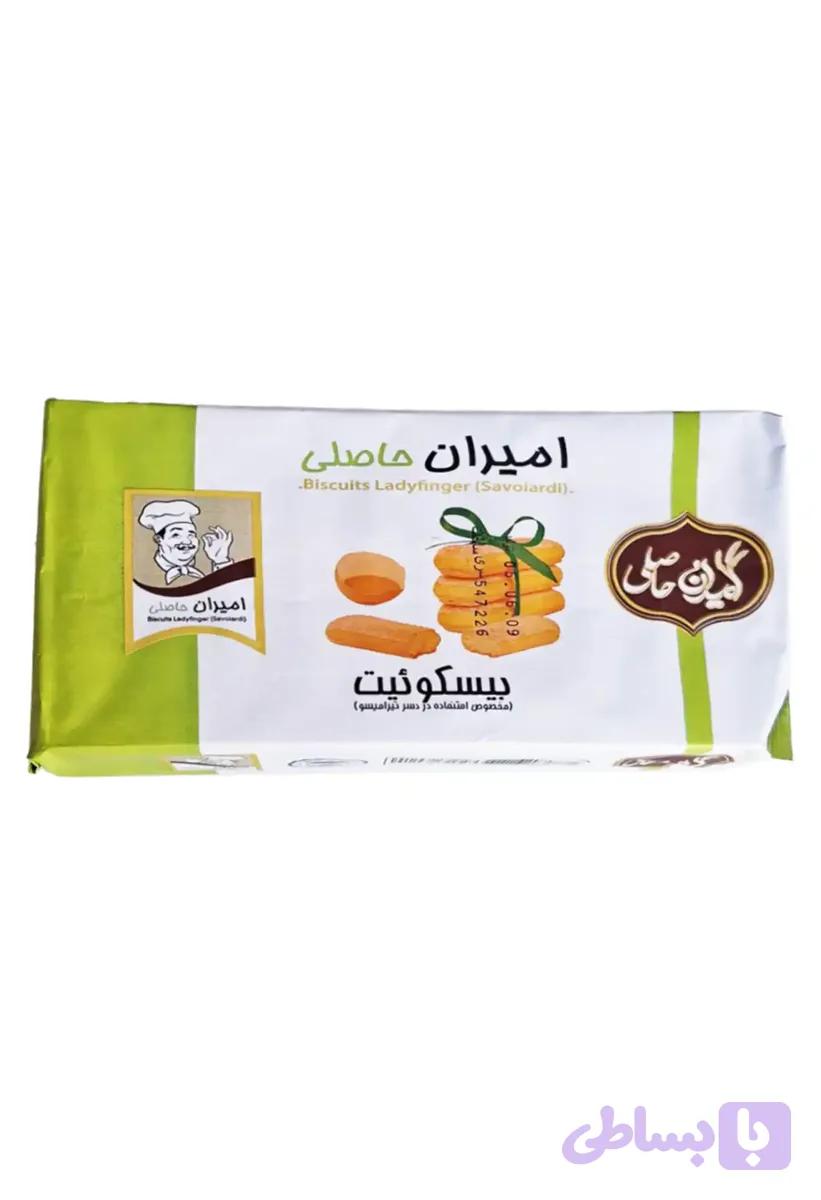 بیسکویت تیرامیسو امیران حاصلی سایز بزرگ کارتن ۳۲ عددی