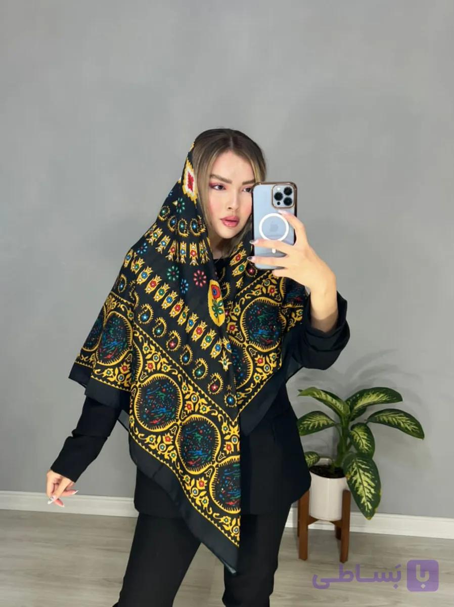 روسری ترکمن طرح مایسا نخی کد 568