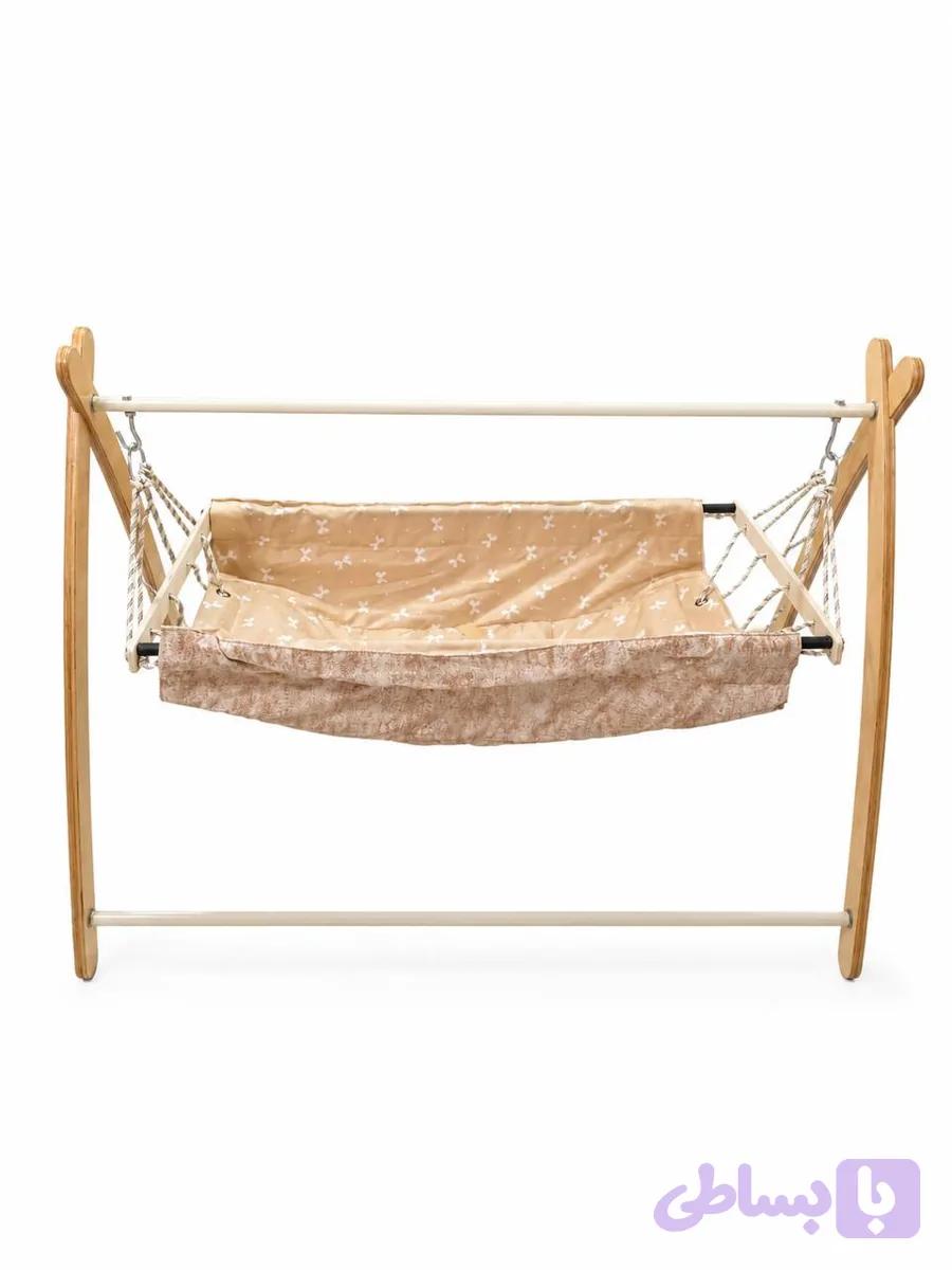 گهواره حنا چوبی تاشو