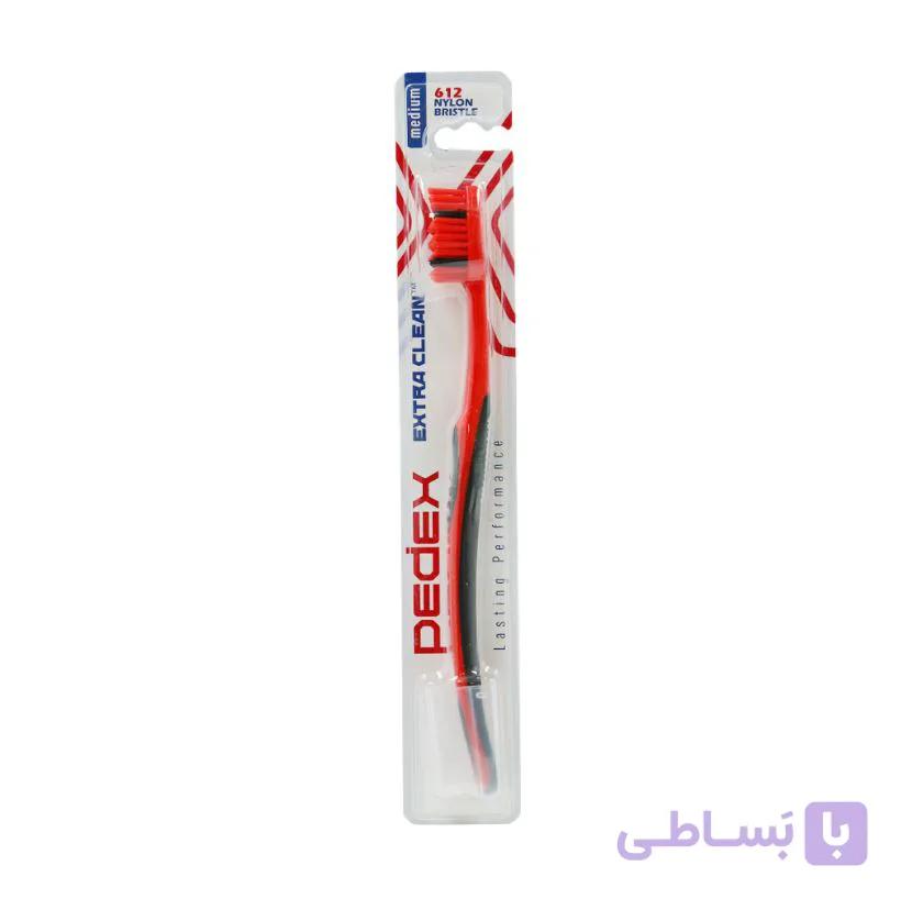 مسواک پدکس مدل اکسترا کلین با براش مدیوم(متوسط)