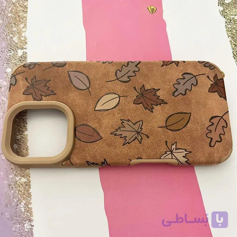 قاب گوشی iPhone 16 آیفون طرح برگ های پاییزی کد 1140 — تصویر 1