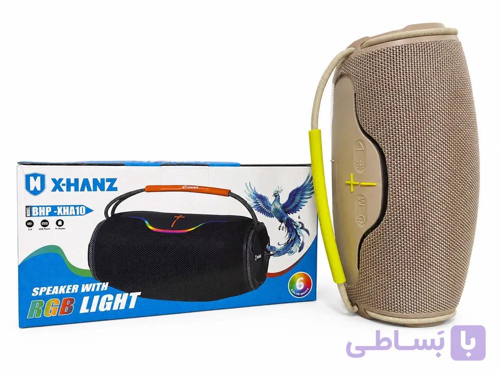 اسپیکر بلوتوثی X-HANZ مدل BHP-XHA10 با نورپردازی RGB