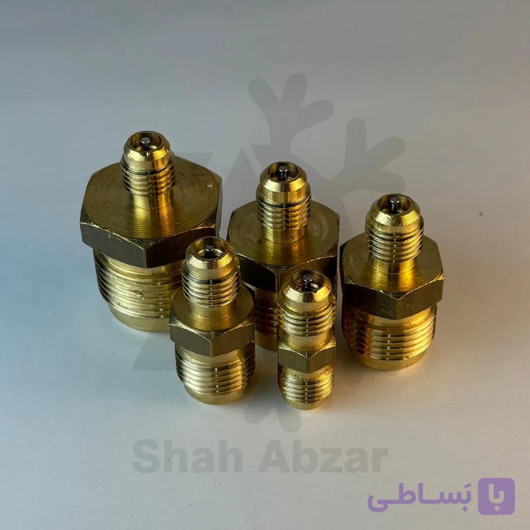 مهره برنجی تست کولر گازی ست 5 عددی — تصویر 1
