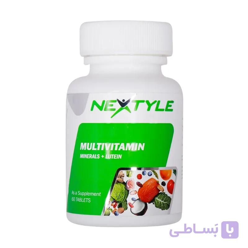 مولتی ویتامین مینرال پلاس لوتئین چشم نکستایل 60 عددی