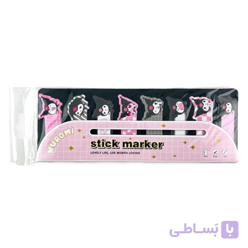 برچسب اسم مدل استیکی نوت 160 عددی طرح کرومی کد 8815 — تصویر 1
