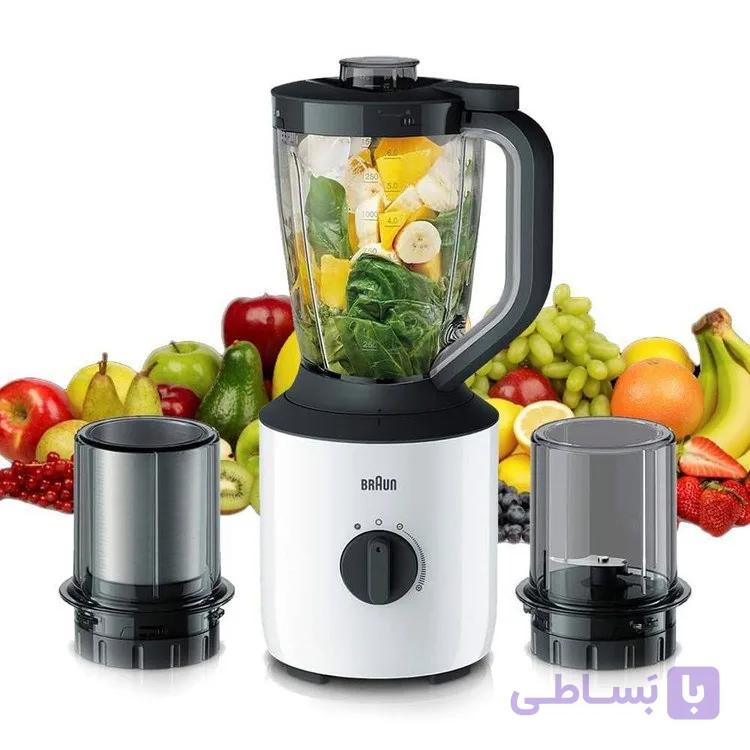 مخلوط کن براون مدل JB3123 ظرفیت ۱.۵ لیتر دو سرعته — تصویر 1