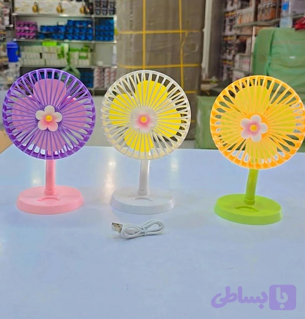 مینی فن رومیزی شارژی — تصویر 1
