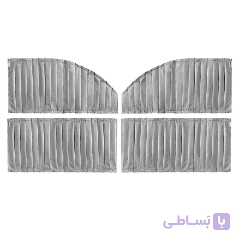 آفتابگیر شیشه خودرو نادیاهوم مدل مگنتی بسته 4 عددی