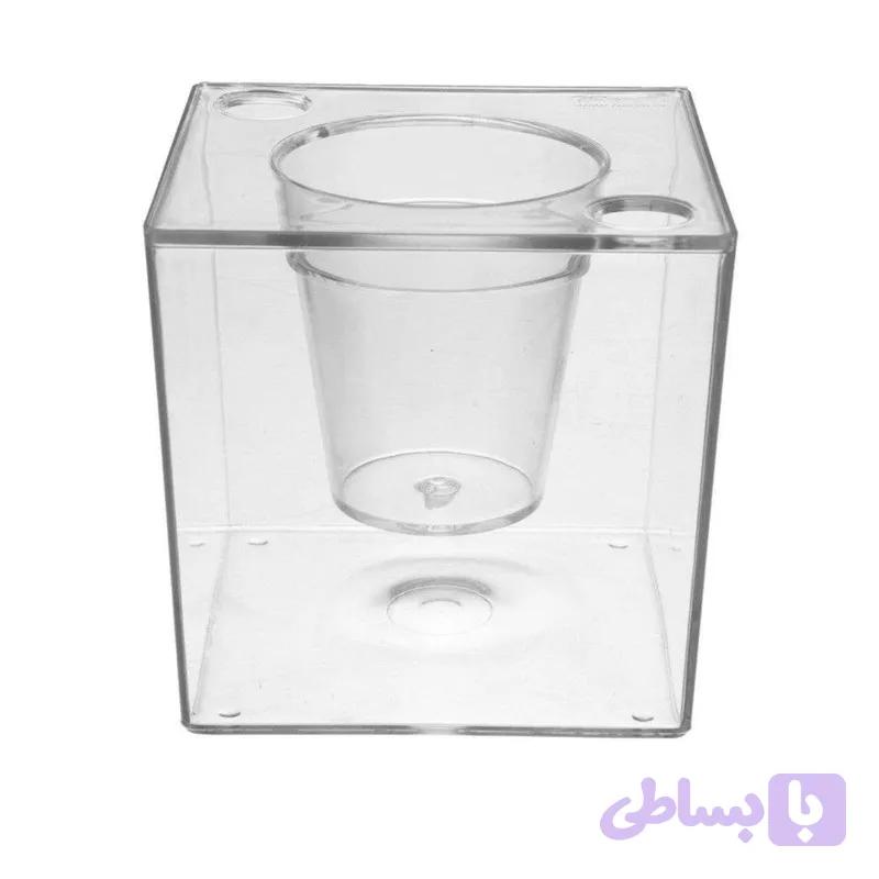آکواریوم مدل گلدان شفاف کد 15×15
