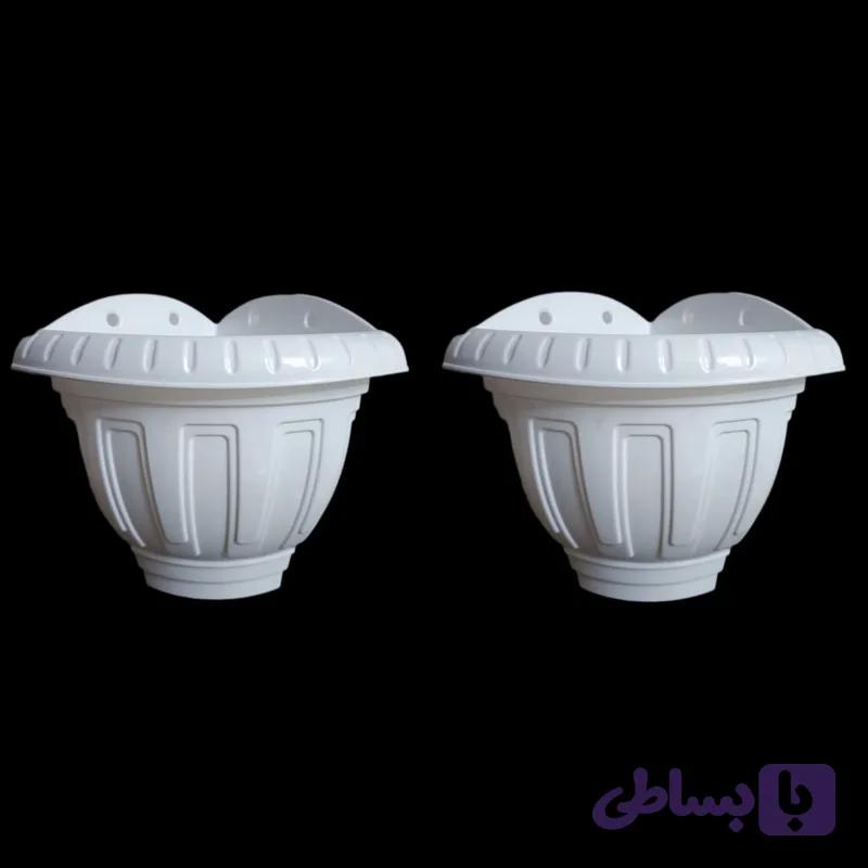 گلدان دیواری مدل سه گوش بسته 2عددی