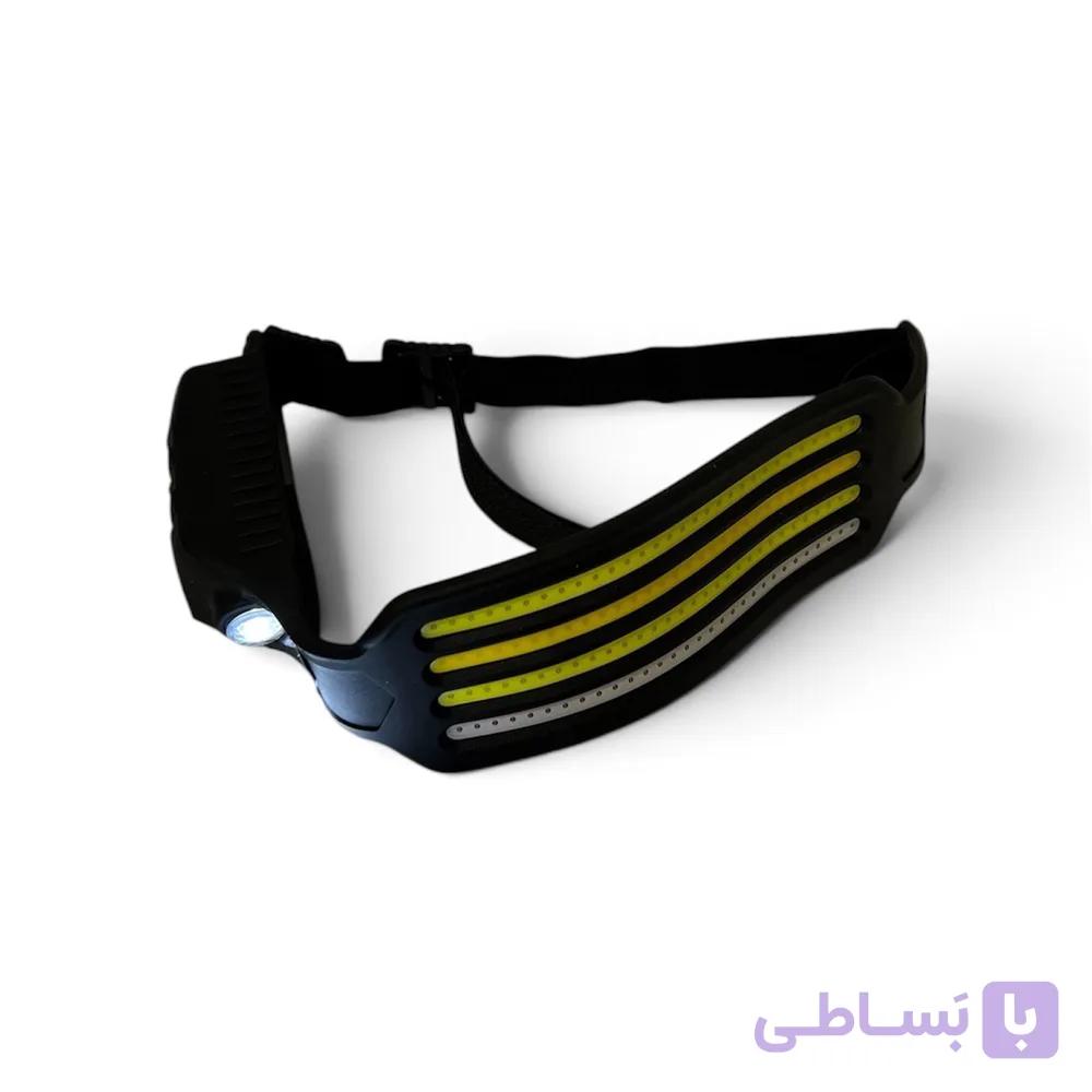 چراغ پیشانی سیلیکونی LED نواری مدل عریض آیتم 6126-4 با نور جانبی — تصویر 1