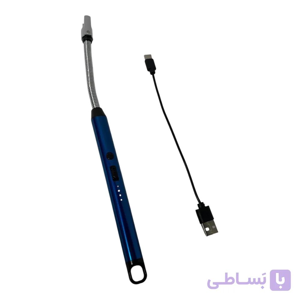 فندک شارژی USB گردن‌منعطف | فندک الکتریکی شارژی بدون گاز