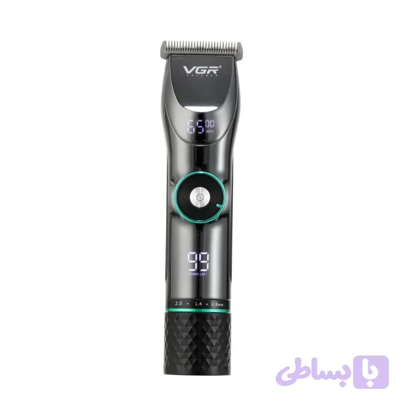 ماشین اصلاح حرفه‌ای موی سر و صورت وی جی ار مدل V-256 | دقت و کارایی حرفه‌ای