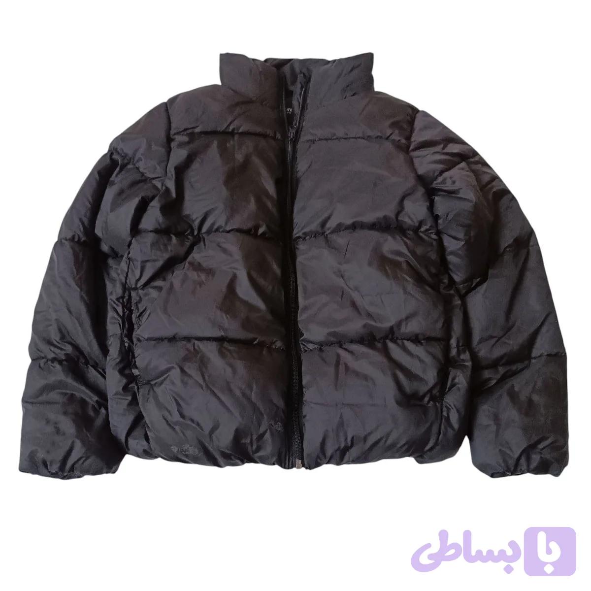 کاپشن زمستانه با یقه ایستاده باآستر – مشکی esmara آلمان(10 تا 12 سال) — تصویر 1