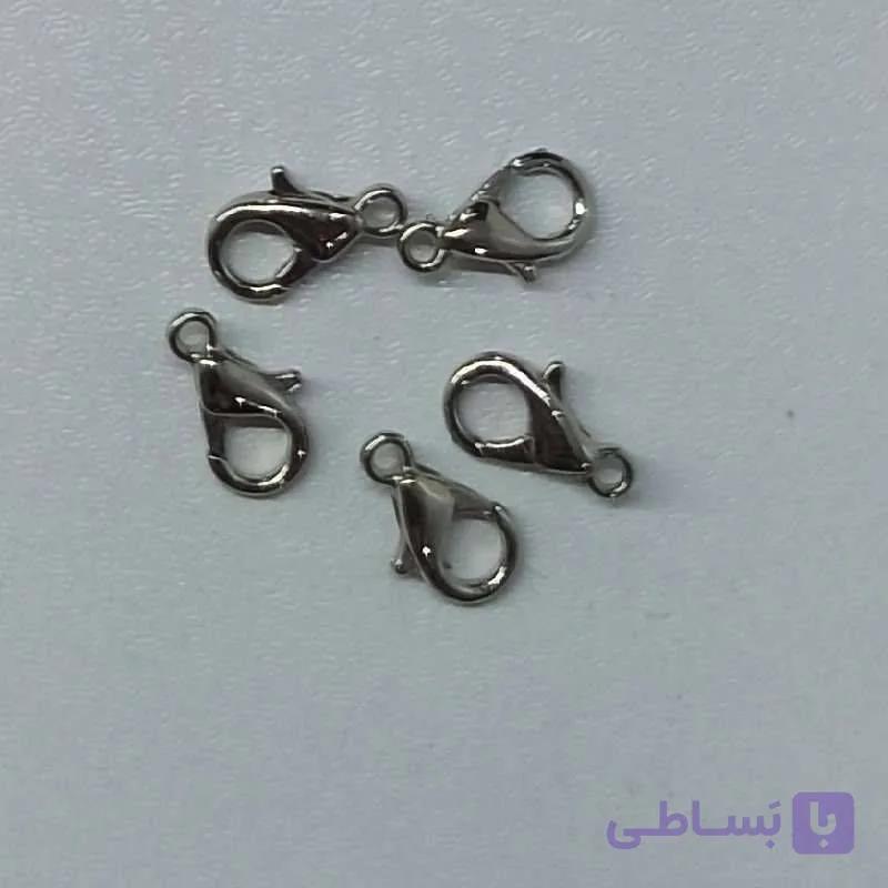 قفل طوطی کوچک نقره ای
