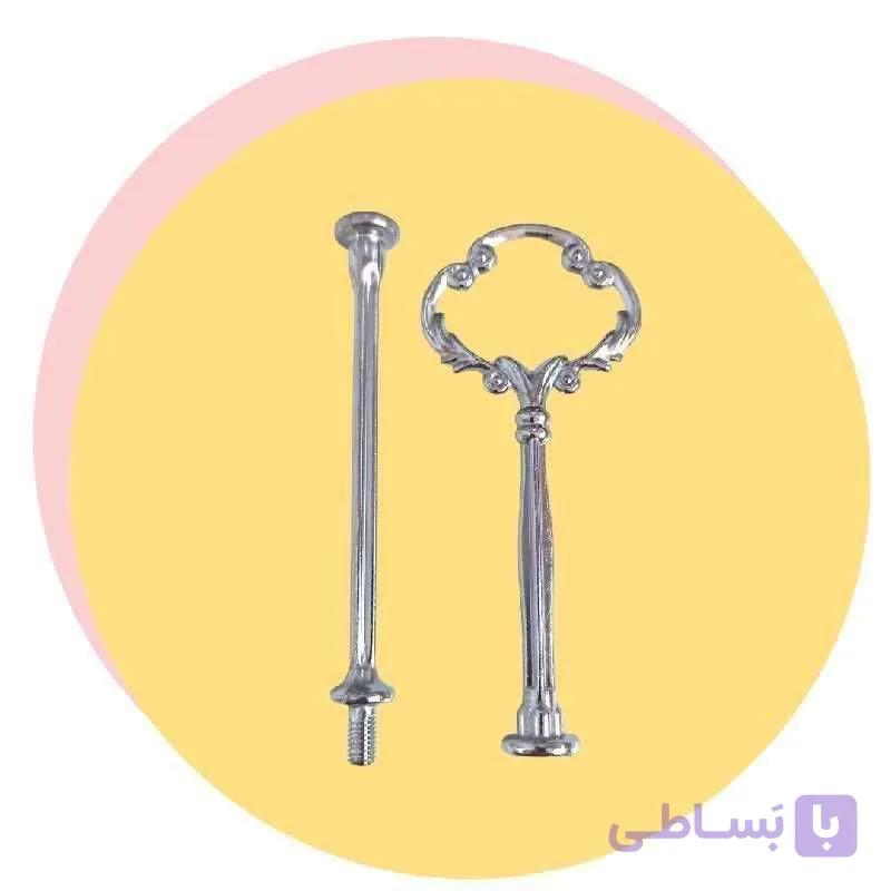 هولدر دو طبقه کویین نقره ای