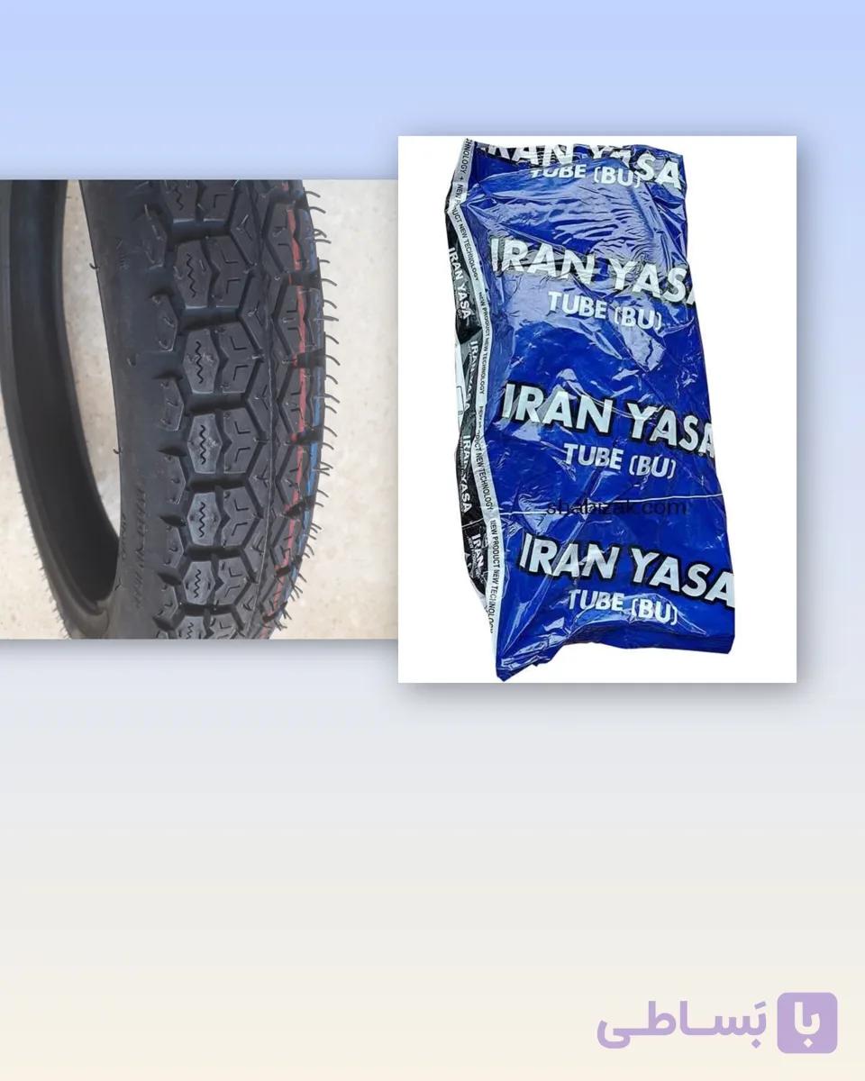پک لاستیک عقب یاسا و تیوپ هوندا 125