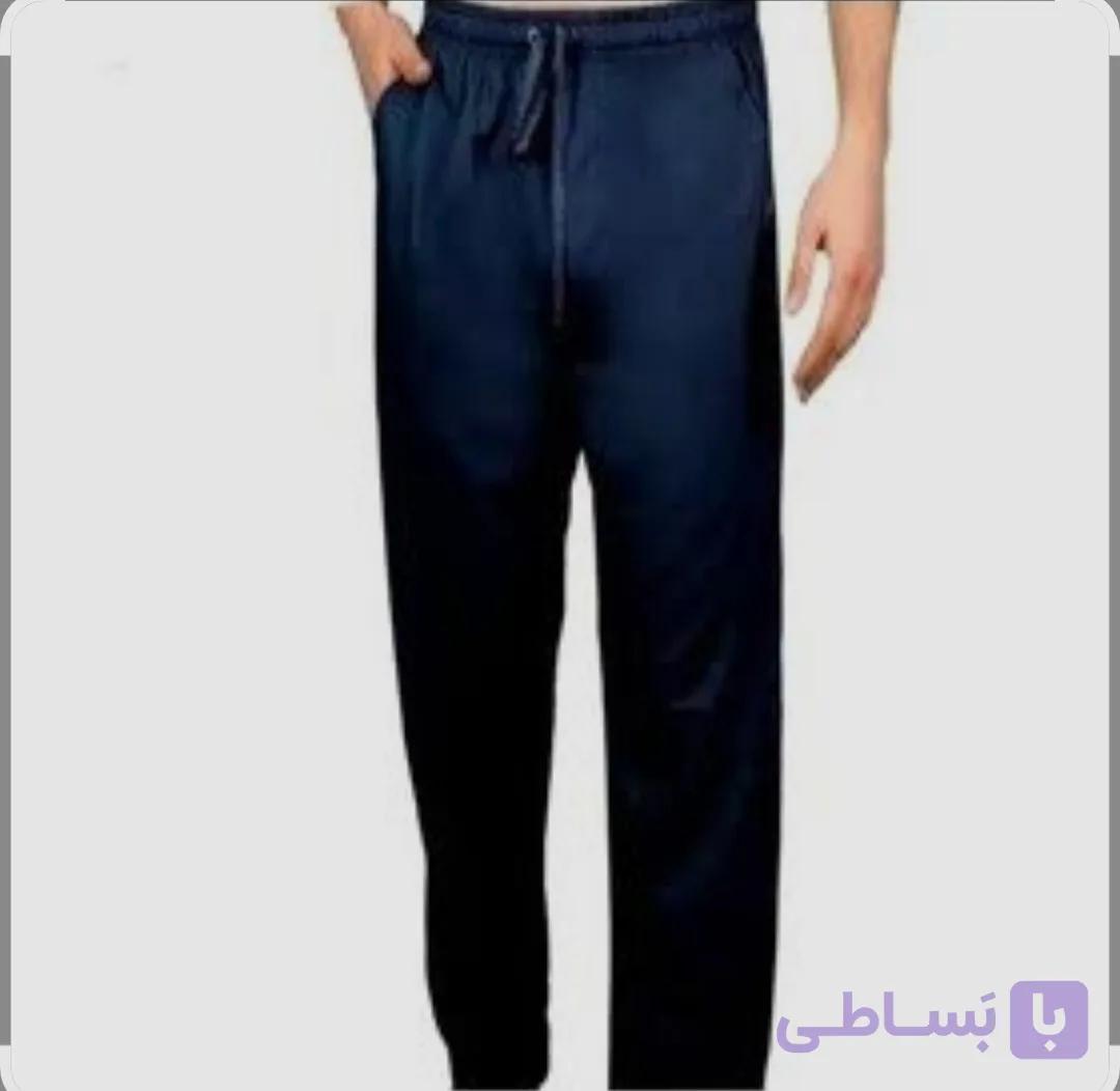 شلوار راحتی مردانه کتان سنگشور🟰کد ۱