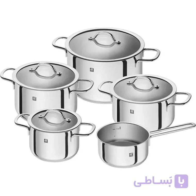 سرویس قابلمه زولینگ مدل Neo ۹ پارچه استیل — تصویر 1