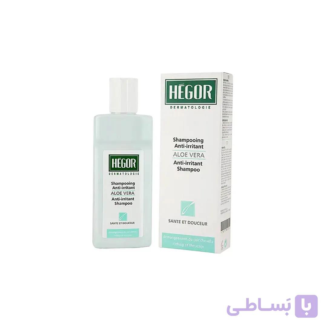 شامپو تسکین دهنده و ضد خارش آلوئه ورا هگور ۱۵۰ میلی لیتر